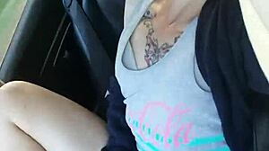 Watch my wife masturbate in public traffic?