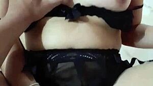 I take my stepsister to a motel for a relaxing visit, she enjoys the experience twice.