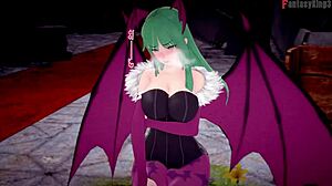 morrigan having hard sex full halloween special on sheer fantasyking3