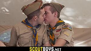 Enormous Cock Fucks Two Twink Boys Raw