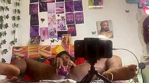 I played alone with my pussy, fingering and using toys while bent over, watching in the mirror.