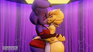 I joined Fredina's nightclub orgy party with lesbians and cumshots