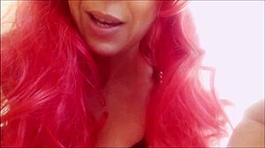 Italian milf mistress gives jerk off instructions for domination