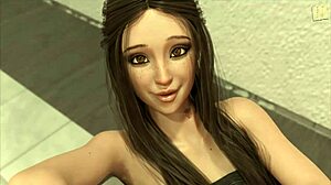 Brunette milf walks in on fucking