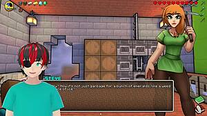 Witch Rides Big Tits In Hornycraft Parody