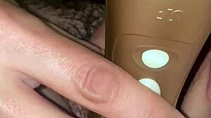 She loves her Satisfyer toy for intense hairy pussy play