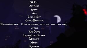 In this hentai tale, a tied femboy endures intense domination by big cocks