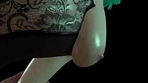 Hey, Check Out This Hot Girl With Green Hair Getting Fucked From Behind In 3D Porn