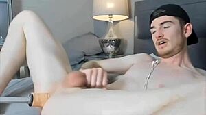 Can You Handle This Pale Twink's Shaved Anal Cum Show?