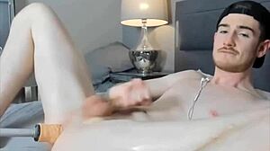 Can You Handle This Pale Twink's Shaved Anal Cum Show?