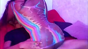 Nymphomaniac Craves To Ride Stepfather's Big Mature Cock In Cowgirl Position With Dirty Talk