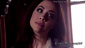 Redhead Brat's Busty Anal Punishment Session