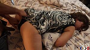 french amateur slut in lingerie gets doggystyle fuck