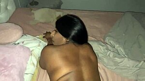 Stepsiblings engage in hidden real sex with doggystyle fucking and creampie on big ass