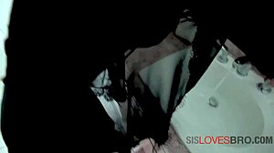 Curvy Teen Stepsister Gives Blowjob and Fucks Stepbrother in Taboo Scene