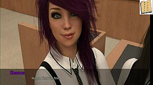 sexy blonde cheerleader has office fun with brunette