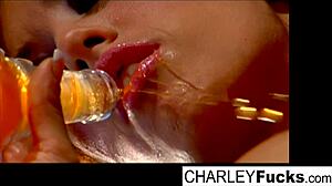 Charlie Enjoys Slippery Wet Fun With Sexy Brunette Capri 😏