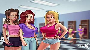 hot bathroom bang in summertime saga?