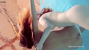 Katrin Privsem and Lucy Gurchenko swim nude