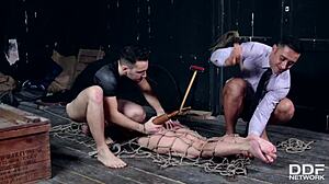 realtor and client humiliate kristy black in dp threesome