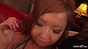 सेक्सी जापानी मॉडल बड़ी चुचियों वाली अनसेंसर्ड जाव में क्रीमपाई लेती।