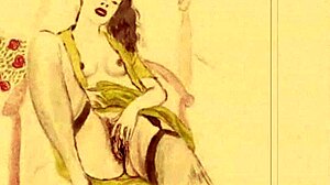 This vintage erotic animation is so retro and fun