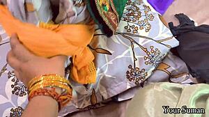 Indian Milf Aunt In Pov Doggystyle Mischief. Shaved And Bent Over For Cumshot.