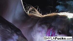 Oh, Shyla's Smoking Fetish Is So Hot!