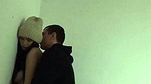 Airaccoon - I Quickly Fucked My Classmate in the Entrance and Came in Her Mouth