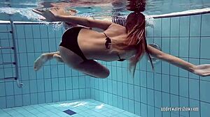 Katrin Privsem and Lucy Gurchenko swim nude