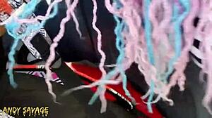 Big Tits Ebony Milf Feels Huge Cumshot Ecstasy