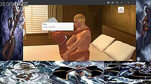 Mikeg charms storm with intense deepthroat interracial action