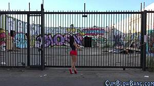 Gangbanged Slut Tongued And Banged Hard In Interracial Deepthroat