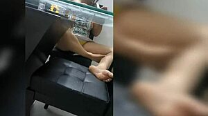 i bought a nail kit for my stepsister and she got so happy but i made her pay by sucking my big dick on video and she did it