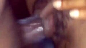 Ebony Beauty's Explosive Cumshot Surprise