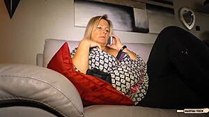 blonde german hausfrau says, drill my fat pussy hard