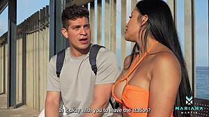Mariana Martix Fucks Stranger Outdoors