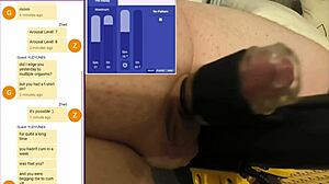 French Amateur Exposes Self Online, Ejaculates Four Times