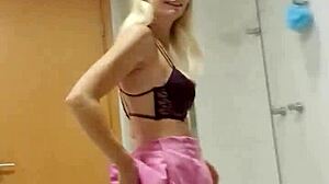 Alineflavio's Latest Homemade Clip Shows Blonde Couple's Raw Cum Action