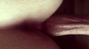 Watch me fuck my girlfriend at home with her juicy pussy.