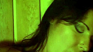 Double Penetration Action With Brunette In Hot Sauna Session