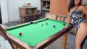 Young Argentinian girl gets naked in public and at her friend’s house