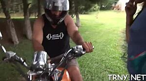 hey, check out this shemale blowjob action