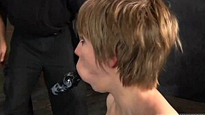 caged hotty craves lusty whipping on smooth wazoo