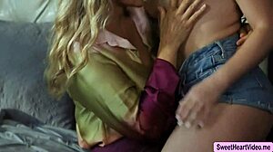 Naughty Stepmom Loves Licking Step Teen 18+ Pussy With Fingers And Cunilingus