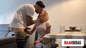 Hot blonde milf in a wild, steamy encounter