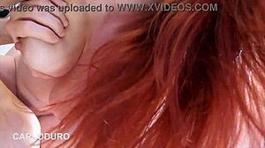 Hard sex with hot russian lisi kitty redhead involves anal fingering and cumshot