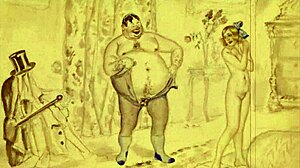 Vintage erotic drawings collection