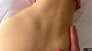 skinny teen stranger gets cum on shaved pussy after pickup