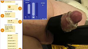 French Amateur Exposes Self Online, Ejaculates Four Times